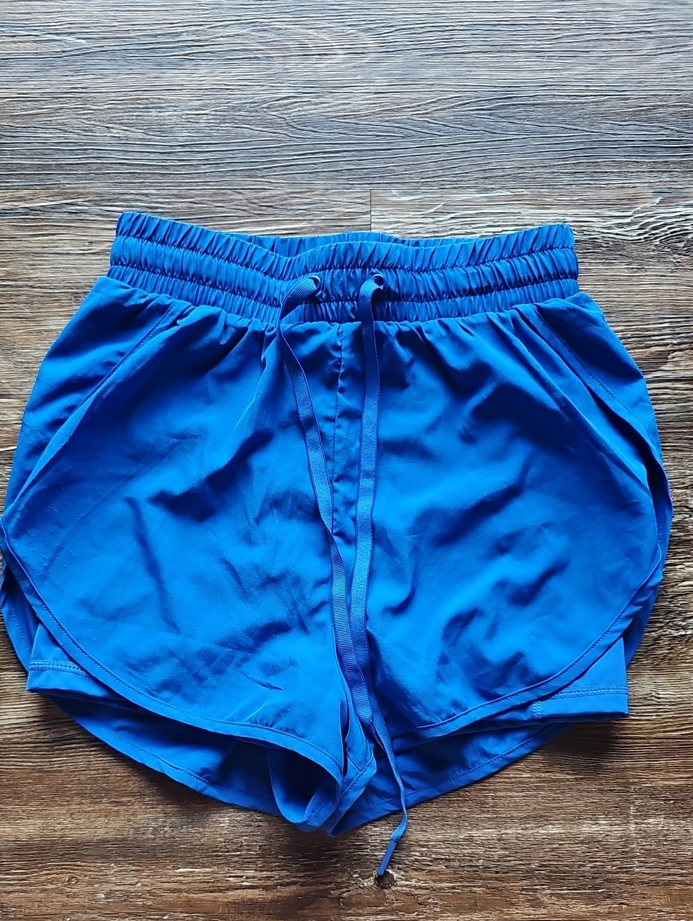 BuffBunny H2O Blue Drawstring Athletic Shorts